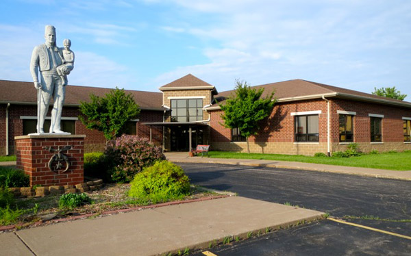 Exterior of the Davenport Masonic Center